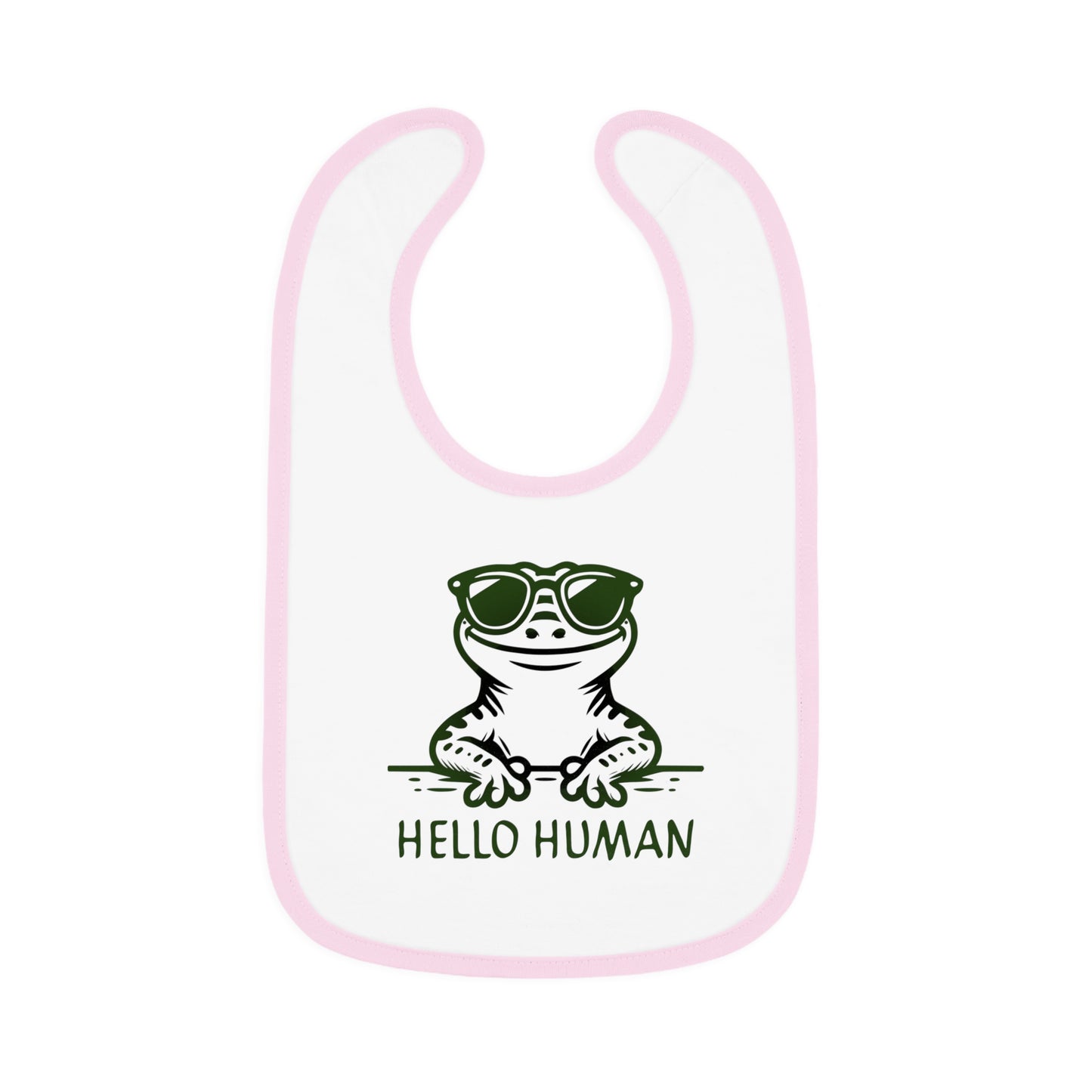 "Hello Human 2" od Electric Lizard - bryndáček s kontrastním trimem pro miminko