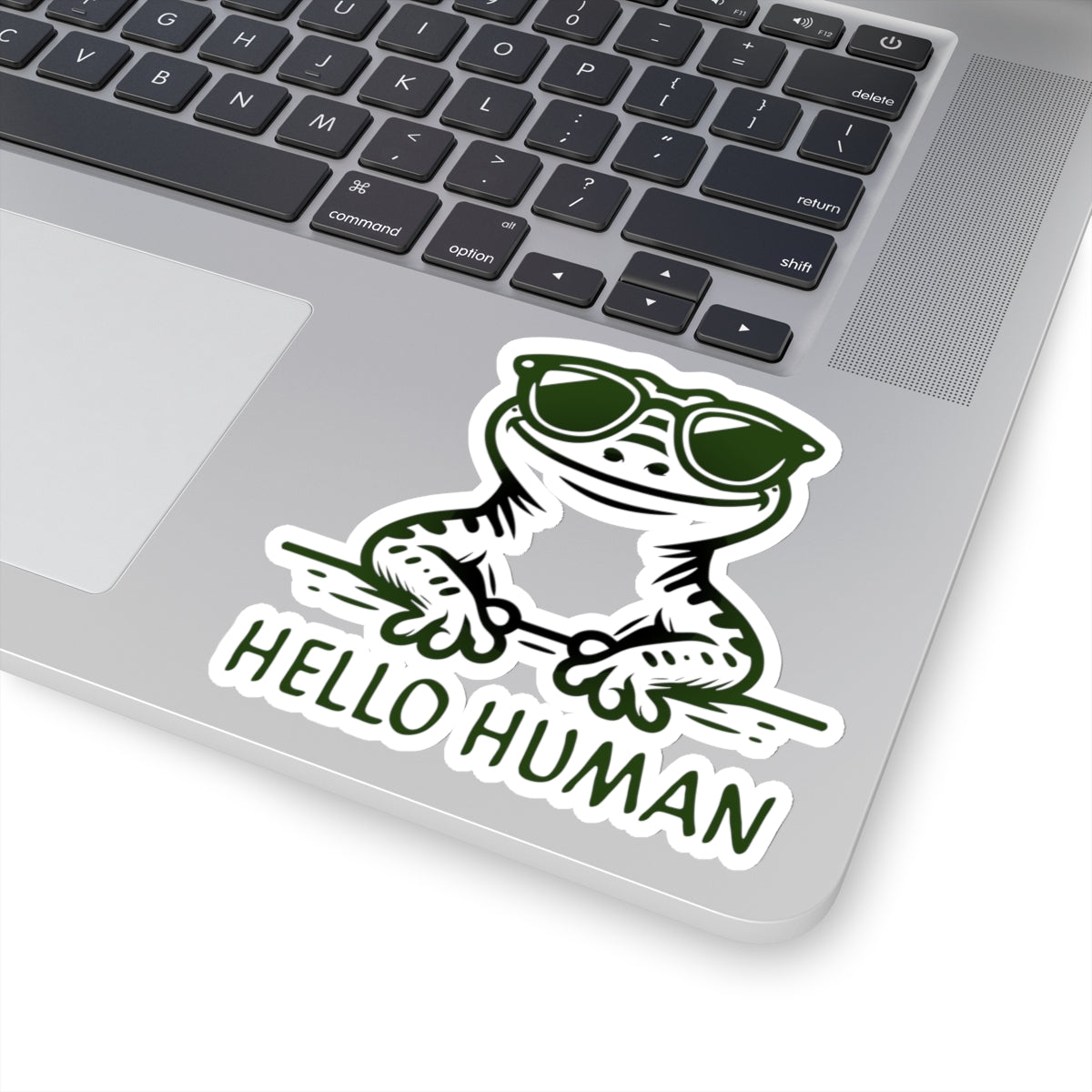 Pegatinas troqueladas "Hello Human 2" de Electric Lizard