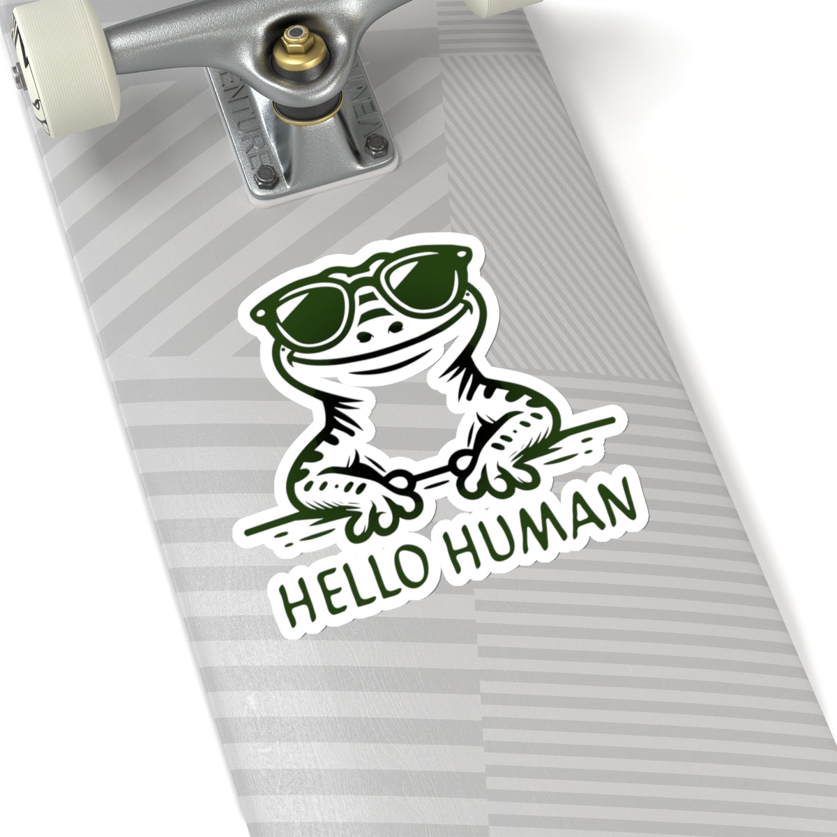 Pegatinas troqueladas "Hello Human 2" de Electric Lizard