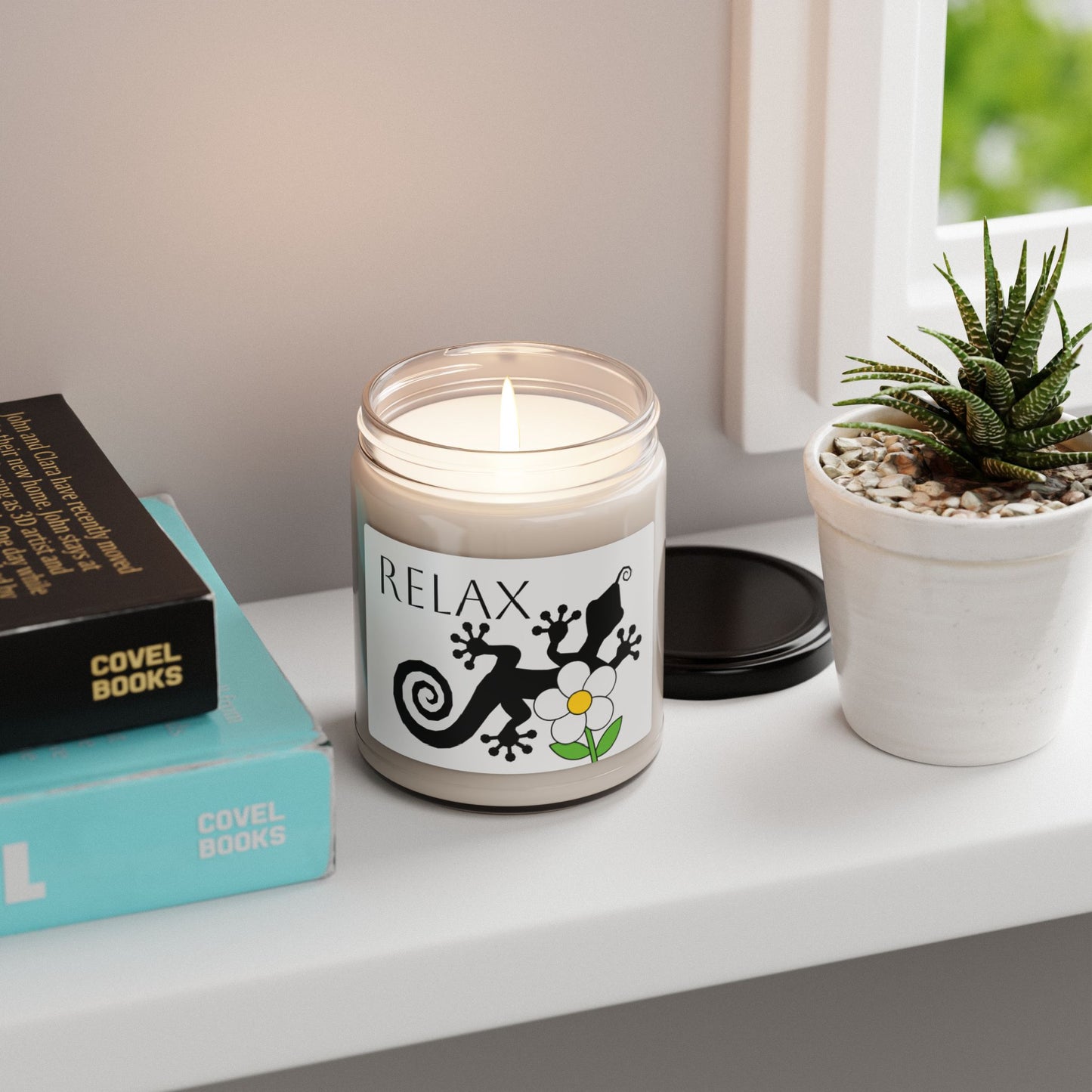 "Relax" od Electric Lizard - vonná sójová svíčka, 9 oz