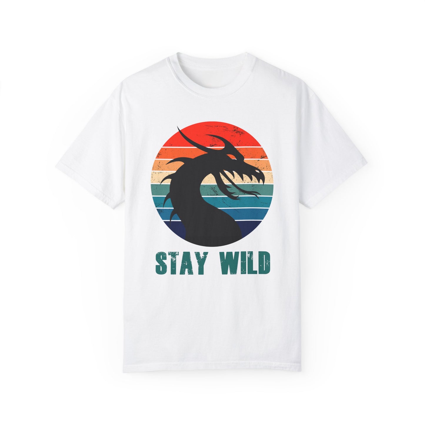 "STAY WILD" by Electric Lizard - Unisex Garment-Dyed T-shirt