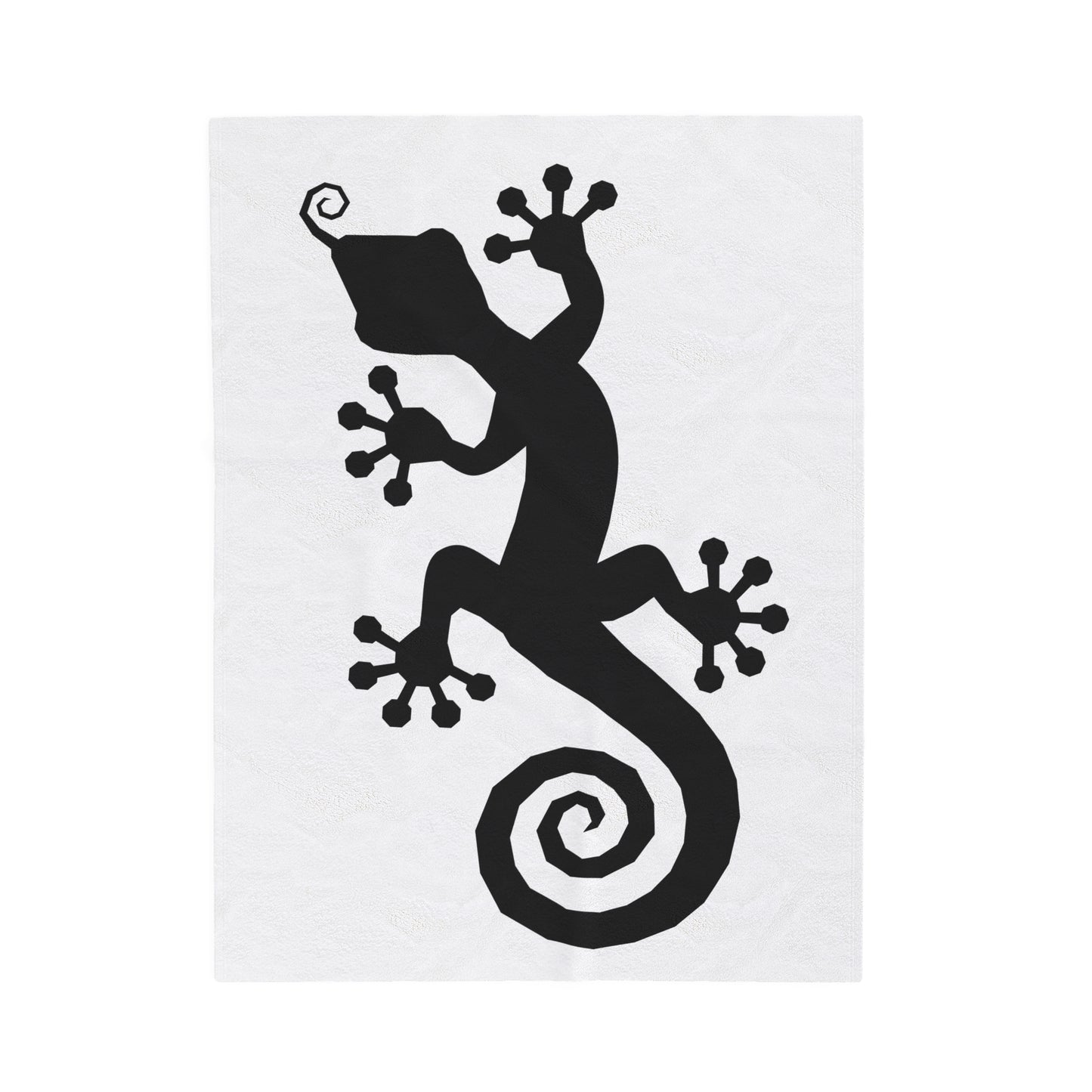 "Lizard" by Electric Lizard - Velveteen Plush Blanket