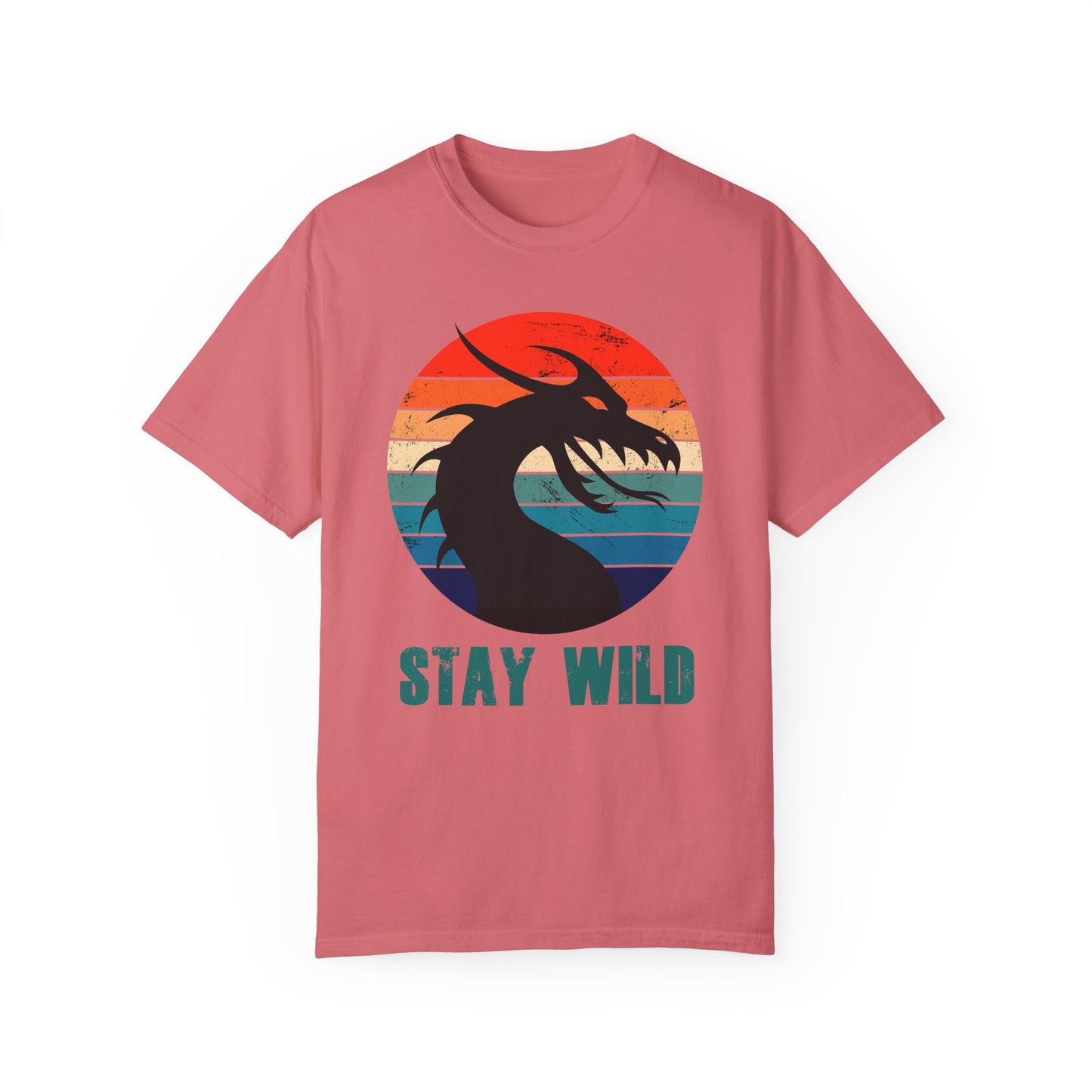 "STAY WILD" by Electric Lizard - Unisex Garment-Dyed T-shirt