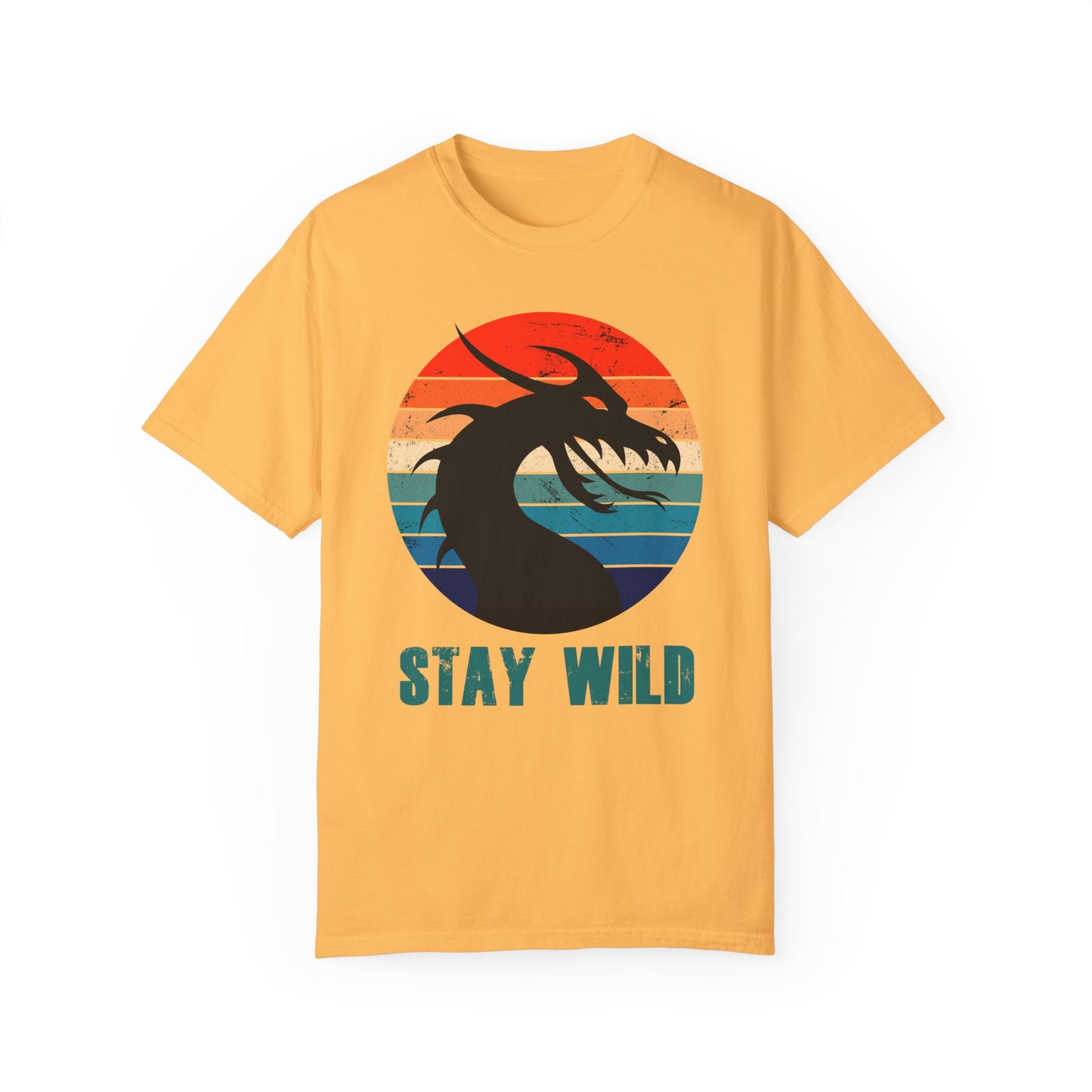 "STAY WILD" by Electric Lizard - Unisex Garment-Dyed T-shirt