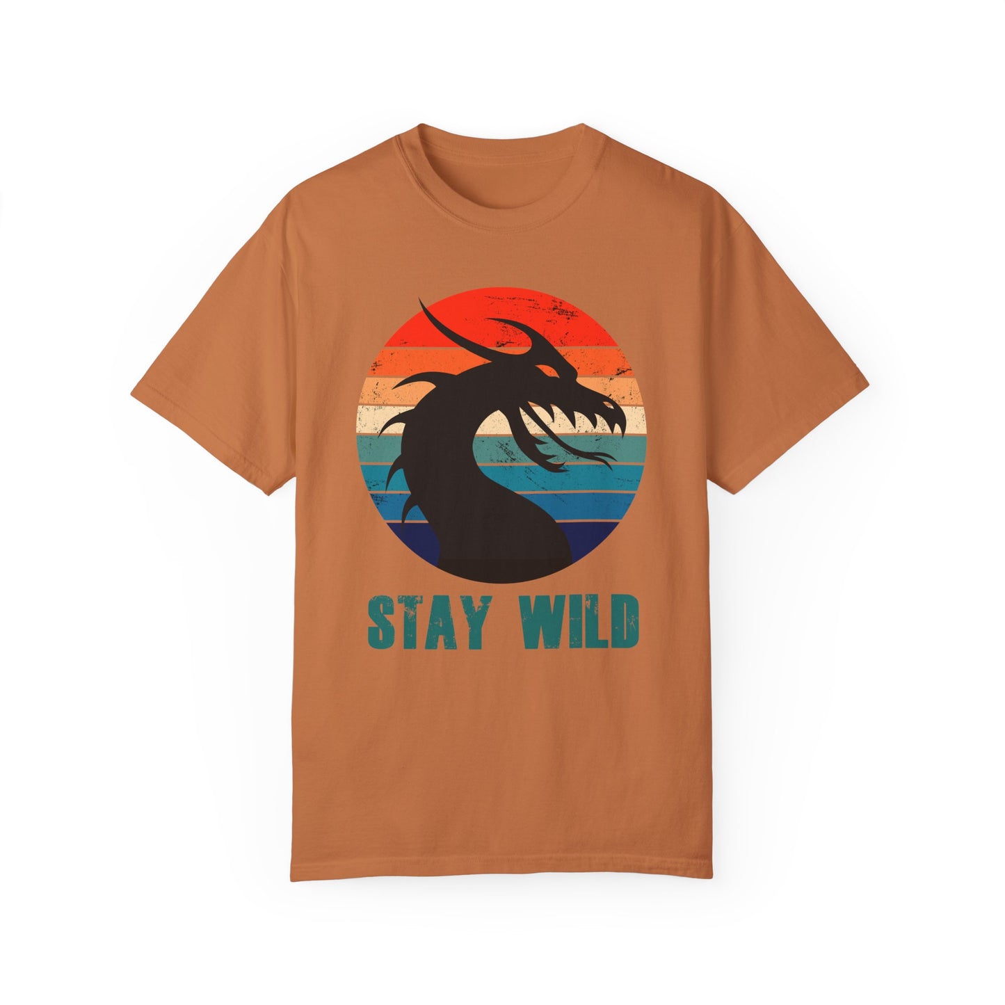 "STAY WILD" by Electric Lizard - Unisex Garment-Dyed T-shirt