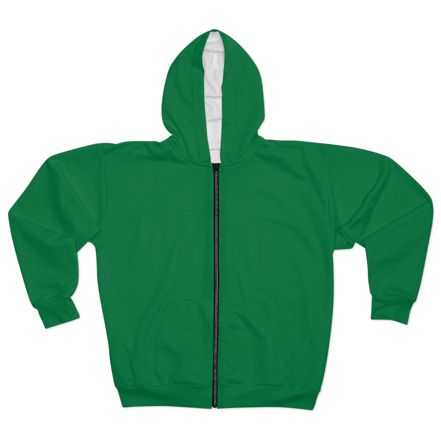 "Hello Human 2" by Electric Lizard - Unisex Zip Hoodie