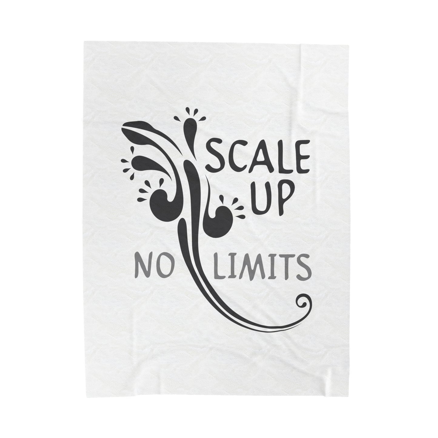 "NO LIMITS" by Electric Lizard - Velveteen Plush Blanket