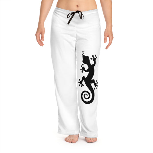 "Lucky Lizard" by Electric Lizard - Women's Pajama Pants (AOP)