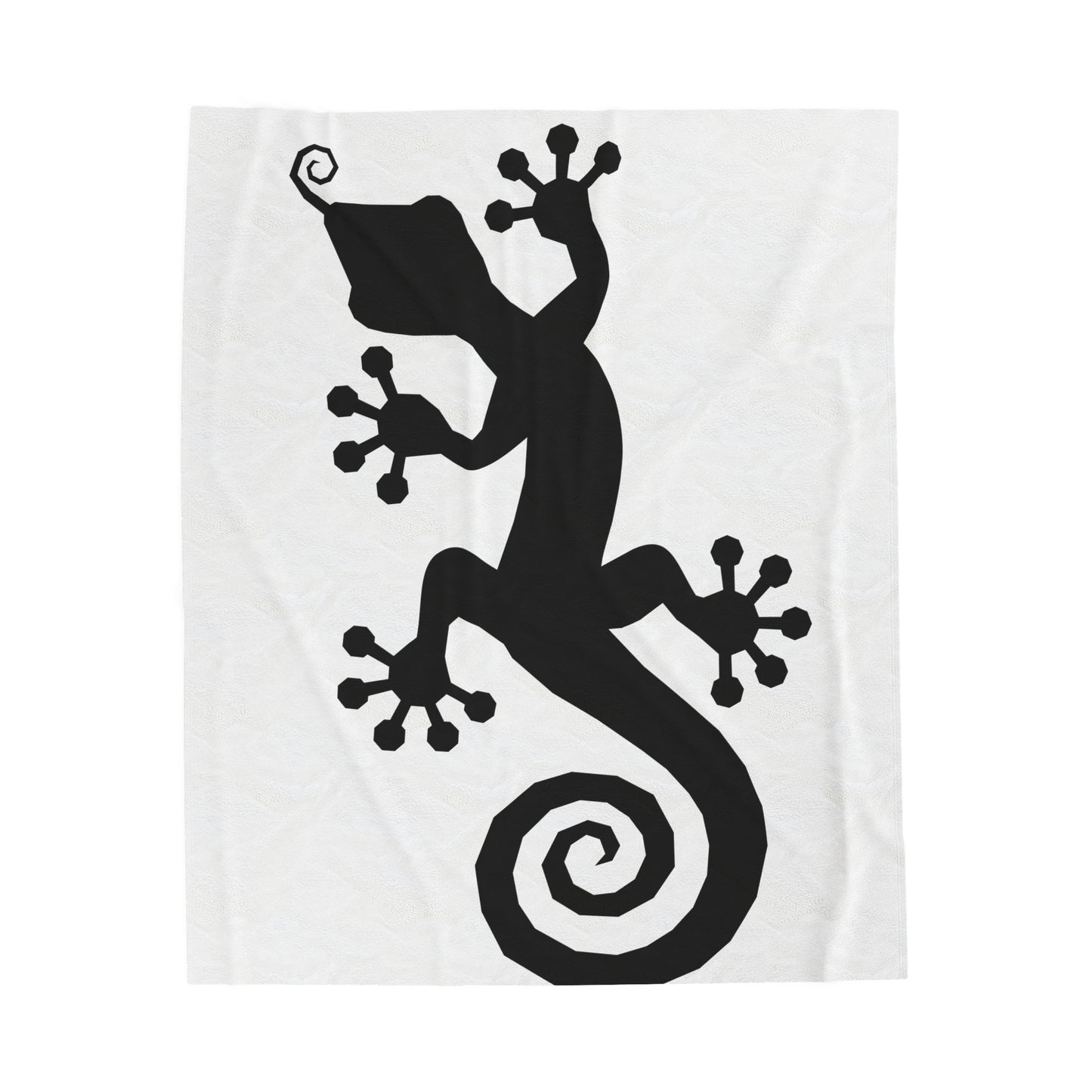 "Lizard" by Electric Lizard - Velveteen Plush Blanket