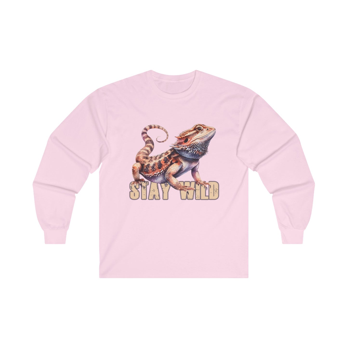 "STAY WILD" by Electric Lizard - Unisex Ultra Cotton Long Sleeve Tee / ECO-Friendly