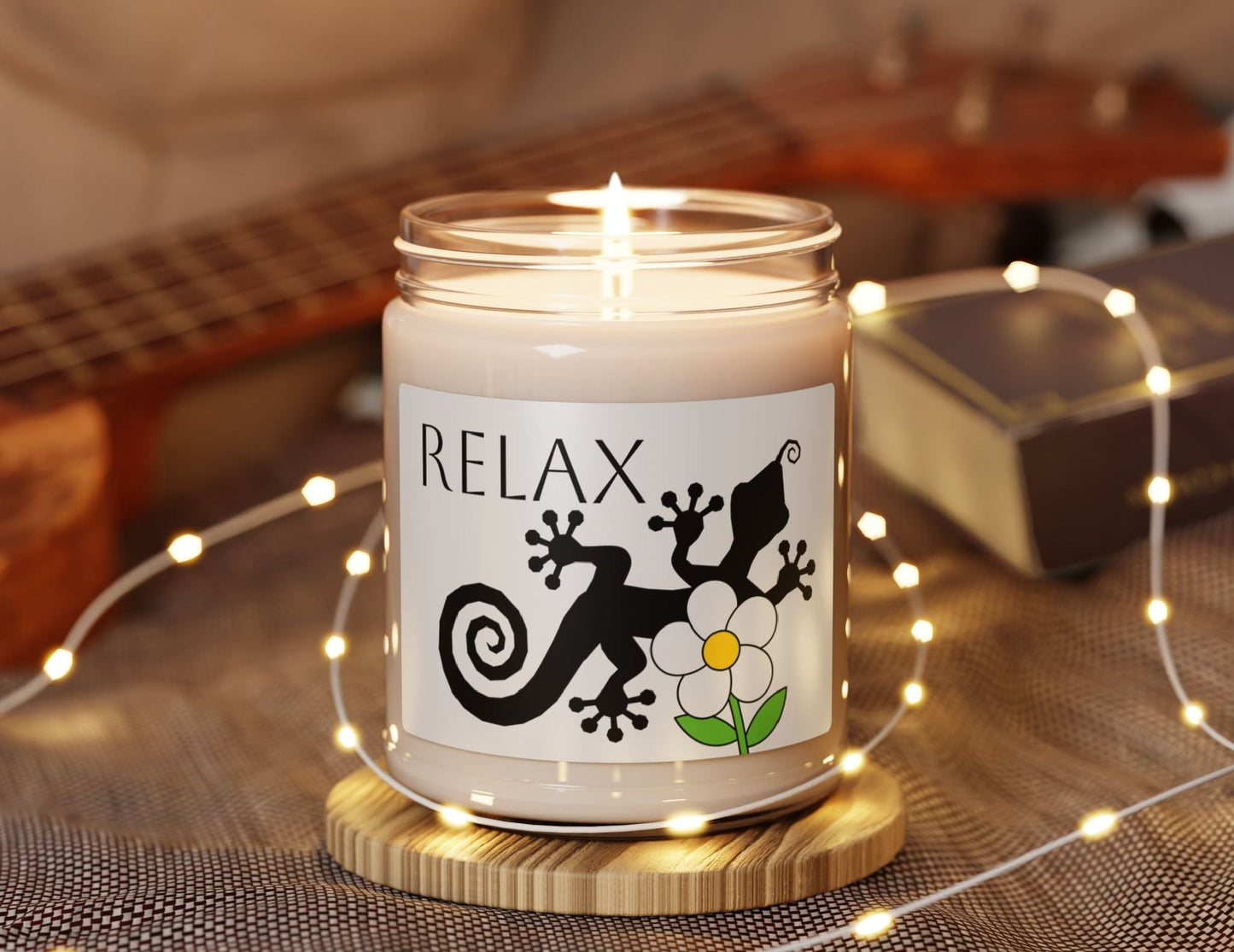 "Relax" by Electric Lizard - Scented Soy Candle, 9oz