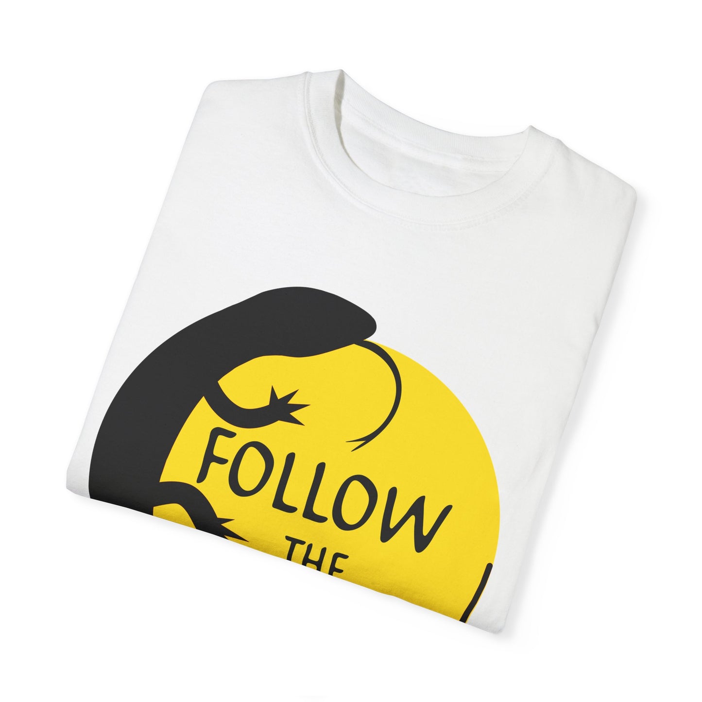 "Follow  The Sun" by Electric Lizard - Unisex Garment-Dyed T-shirt