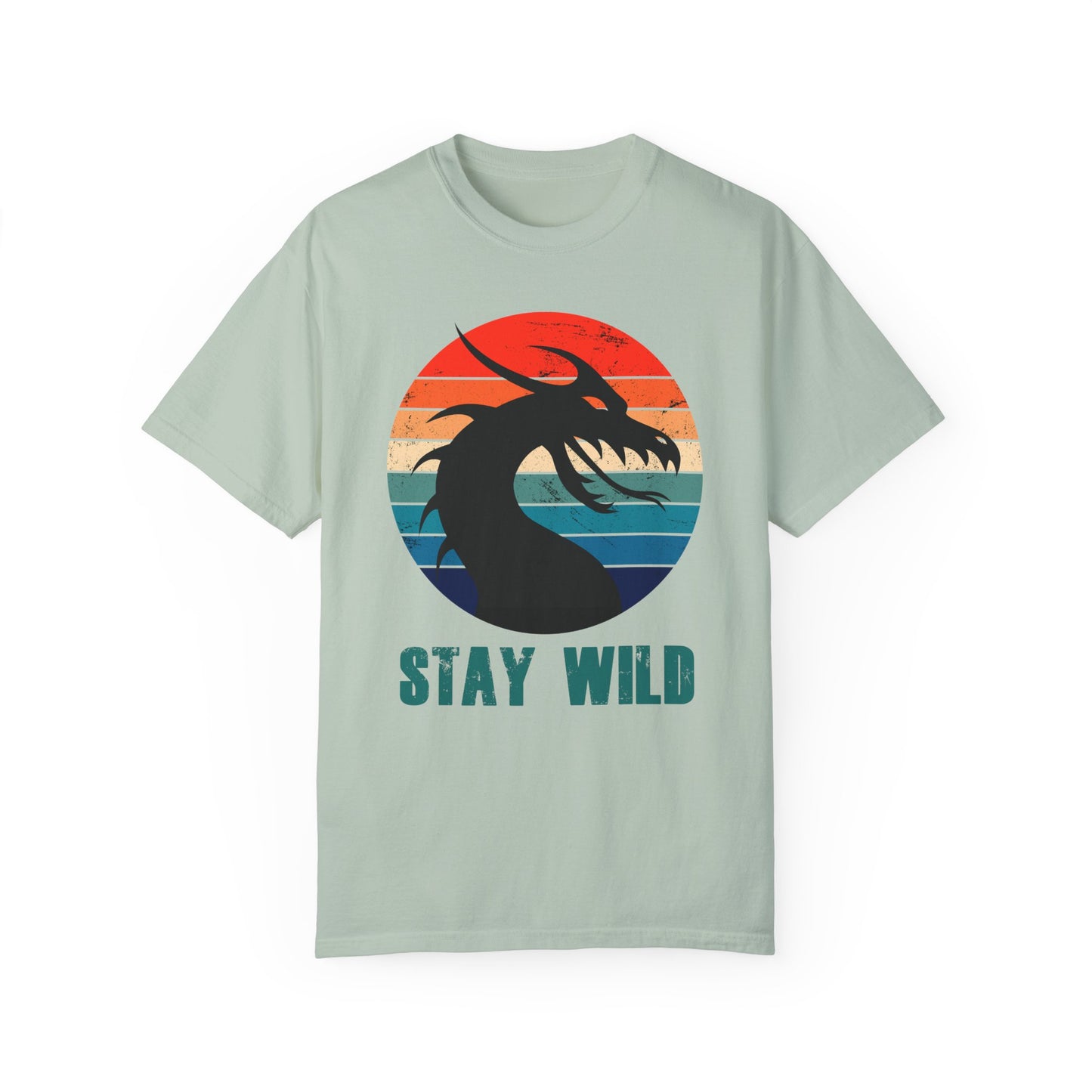 "STAY WILD" by Electric Lizard - Unisex Garment-Dyed T-shirt