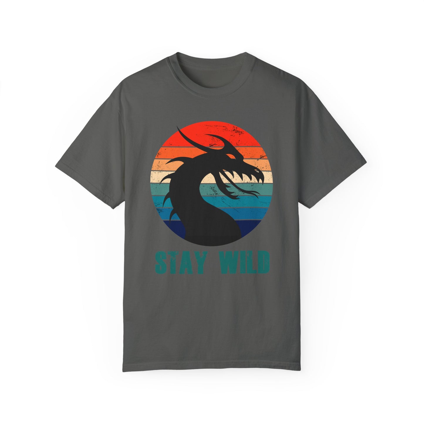 "STAY WILD" by Electric Lizard - Unisex Garment-Dyed T-shirt