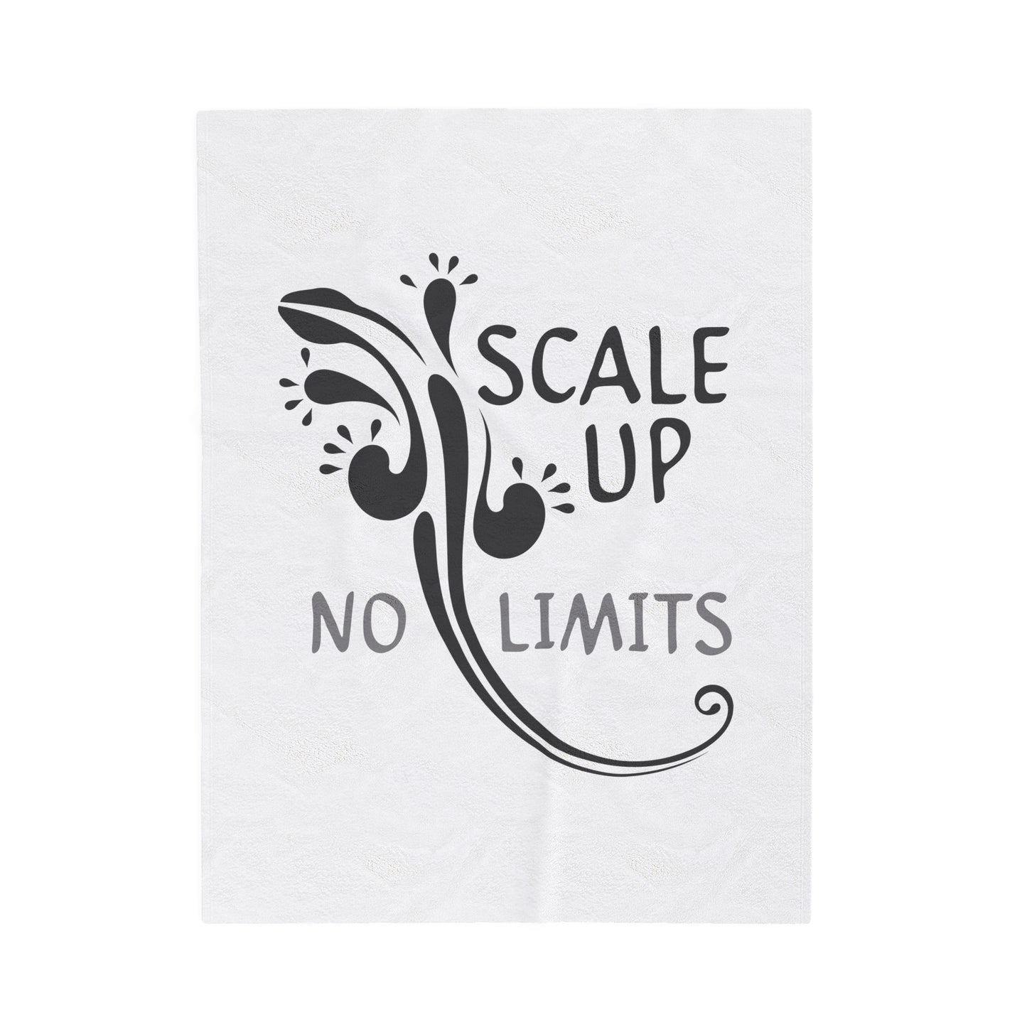 "NO LIMITS" by Electric Lizard - Velveteen Plush Blanket