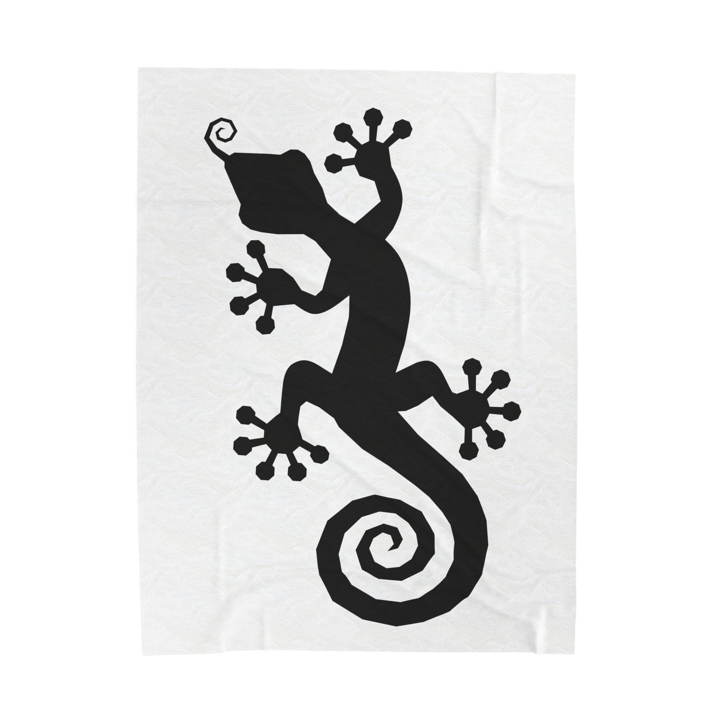 "Lizard" by Electric Lizard - Velveteen Plush Blanket